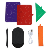 Планшет для рисования и заметок Luazon, 17", функция блокировки, синий