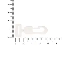 Застежка-карабин Сarabine, S, белый Застежка-карабин Сarabine, S, белый