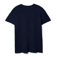 Футболка унисекс T-bolka 140, темно-синяя, размер S