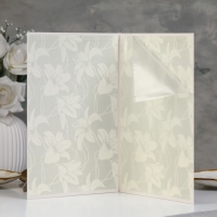 Папка для свидетельства о браке "Белая" бумвинил, А4 Папка для свидетельства о браке "Белая" бумвинил, А4