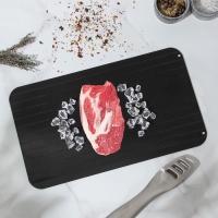 Противень для разморозки продуктов Доляна, 35,5&times;20,5 см, цвет чёрный