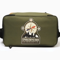 Термосумка с пробковым дном &laquo;Приключения&raquo;, 28 литров