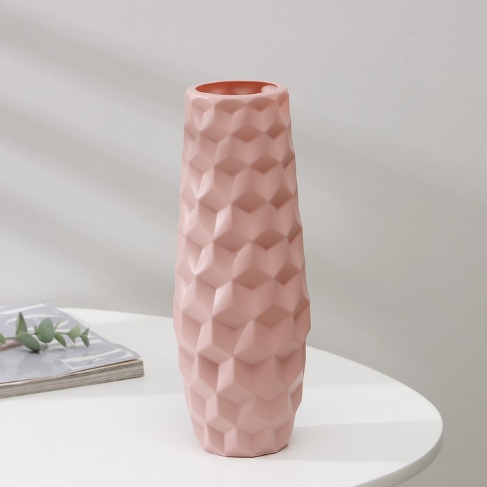 Ваза для цветов, 7×6,5×26 см, 1,3 л, цвет МИКС Ваза для цветов, 7×6,5×26 см, 1,3 л, цвет МИКС