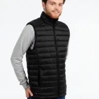 Жилет компактный мужской Stavanger темно-синий с серым, размер 3XL