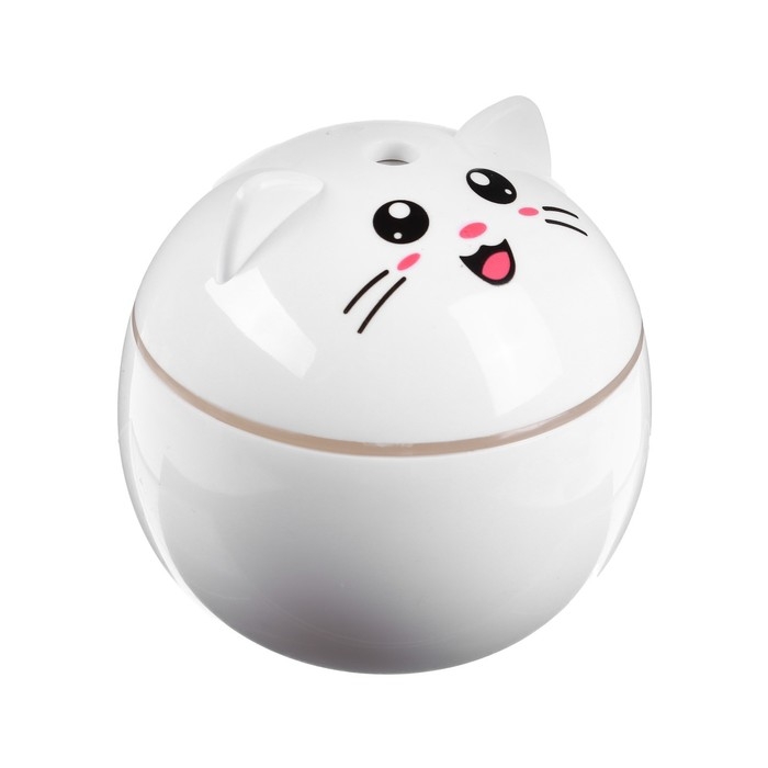 Увлажнитель HM-16 Увлажнитель HM-16 "Котенок", ультразвуковой, 0.23 л, 2 Вт, подсветка, USB ( в комп-те)