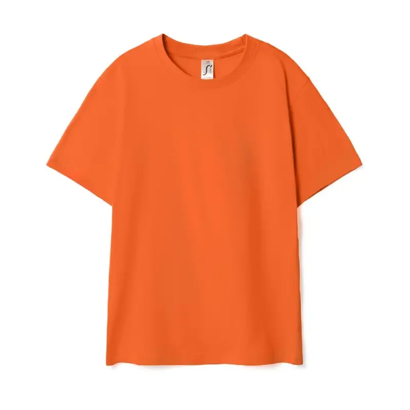 Футболка детская Regent Kids 150 оранжевая, на рост 130-140 см (10 лет)