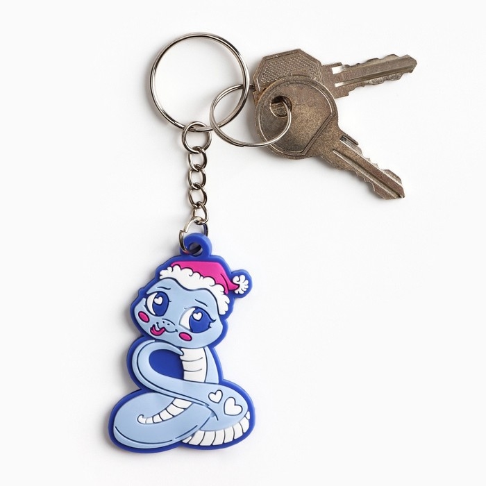 Брелок новогодний, для ключей, резиновый «Новый год подарит сказку», 3,5 х 11 см Брелок новогодний, для ключей, резиновый «Новый год подарит сказку», 3,5 х 11 см