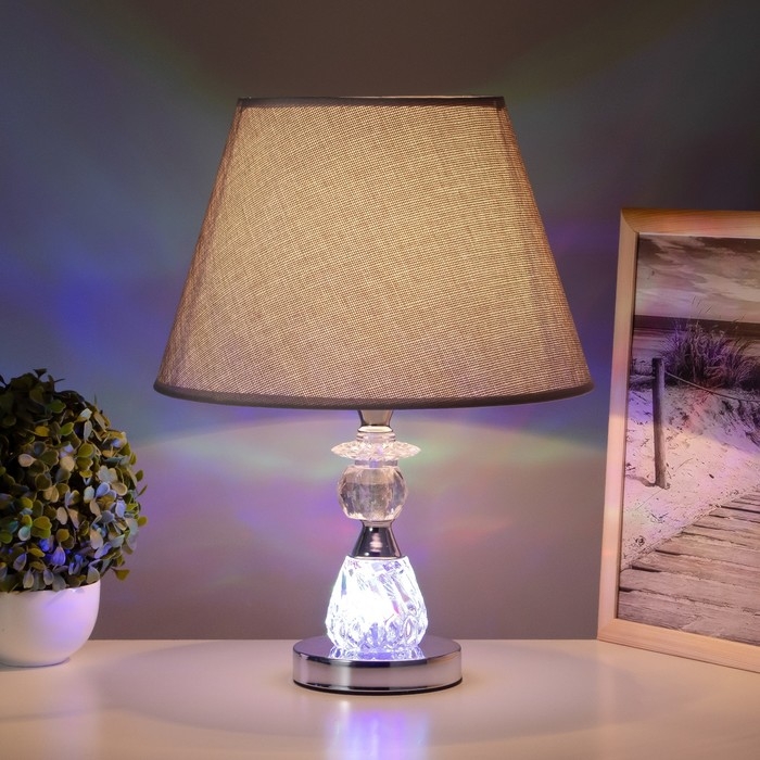 Настольная лампа Настольная лампа "Ульн" E27 40Вт светлое дерево 19,5х19,5х38 см RISALUX