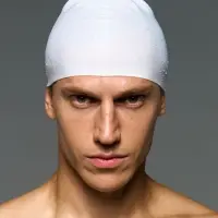 Шапочка для плавания Aquasana, белая Шапочка для плавания Aquasana, белая