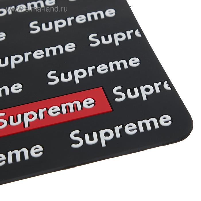 Коврик противоскольязщий 30&times;15 см, Supreme, черный