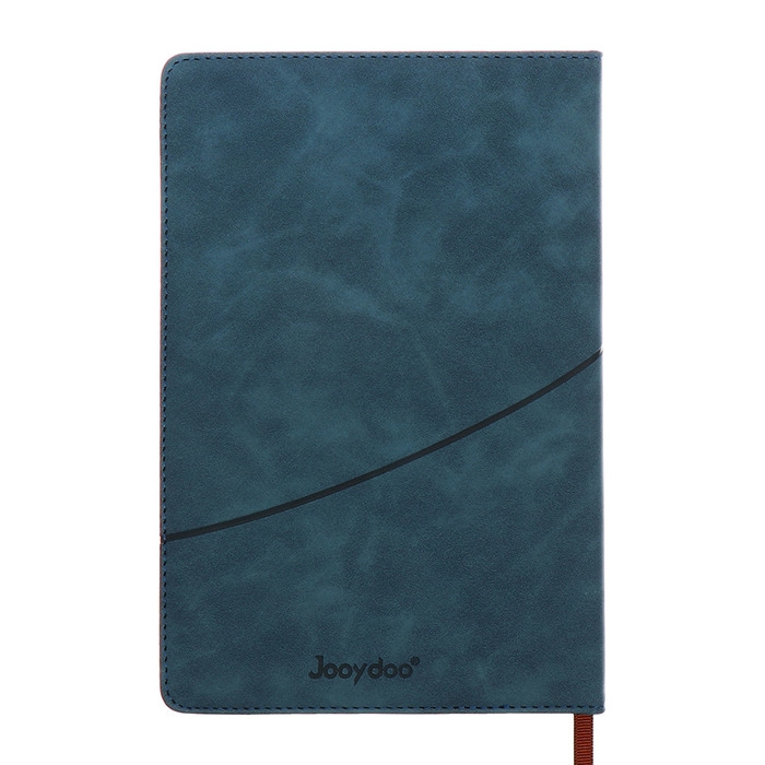 Ежедневник недатированный, А5, 140л, клетка, обл.кожзам, Стиль, темно-серый