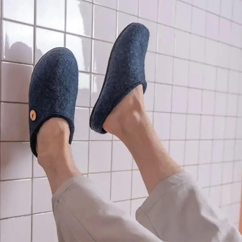 Домашние валенки Step, темно-синие (индиго), размер 35