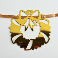 Гирлянда на ленте &laquo;Новогодняя&raquo;, на Новый год, золото