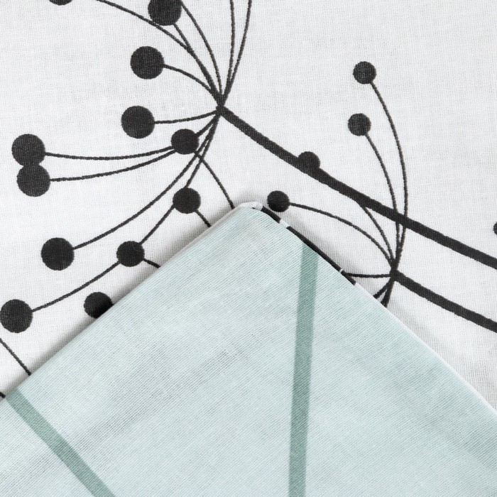 Постельное белье Этель 2 сп &laquo;Одуванчик&raquo; (вид 1) 175*215 см, 200*220 см,70*70 см -2 шт