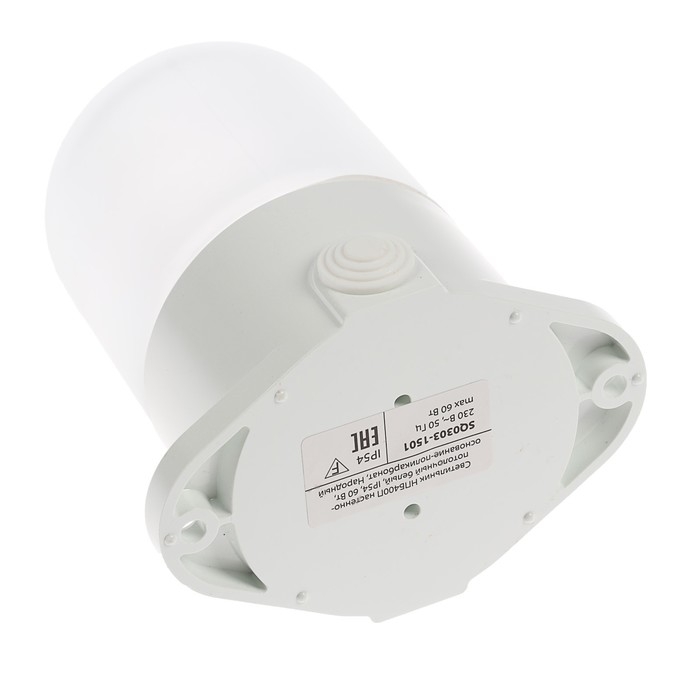 Светильник настенно-потолочный TDM НПБ400П "Народный", Е27, 60 Вт, IP54, до +130&deg;, белый