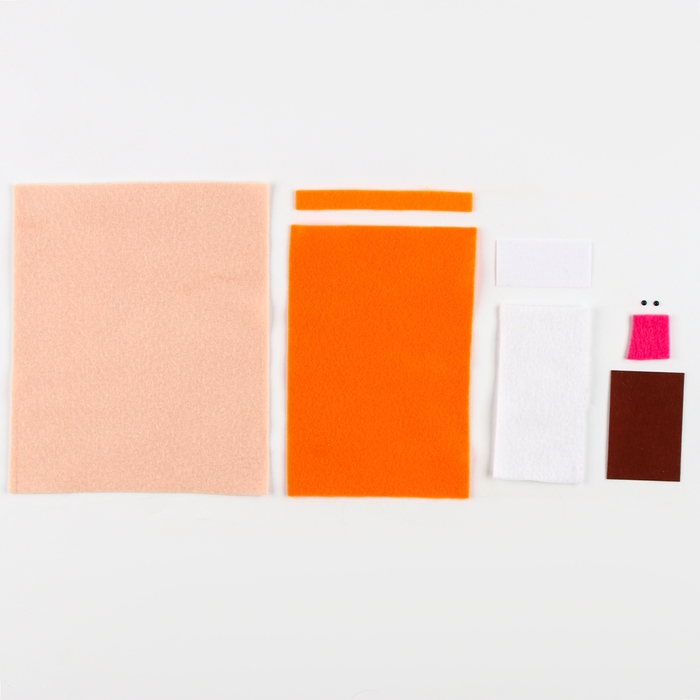 Набор по изготовлению игрушки из фетра &laquo;Девочка &mdash; лисичка&raquo; рост &mdash; 15 см