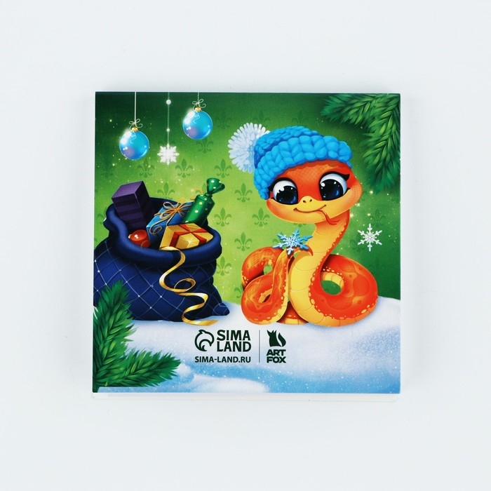 Подарочный набор новогодний, блокнот-раскраска и восковые мелки «Верь в мечту! Символ года» Подарочный набор новогодний, блокнот-раскраска и восковые мелки «Верь в мечту! Символ года»