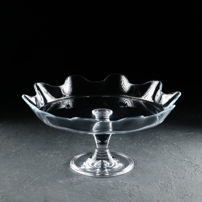 Блюдо на ножке стеклянное Patisserie, d=32 см Блюдо на ножке стеклянное Patisserie, d=32 см