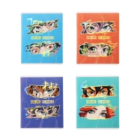 Тетрадь 48 листов в клетку "Аниме глаза", обложка мелованный картон, выборочный УФ-лак, тиснение фольгой, блок 70 г/м2, МИКС Тетрадь 48 листов в клетку "Аниме глаза", обложка мелованный картон, выборочный УФ-лак, тиснение фольгой, блок 70 г/м2, МИКС