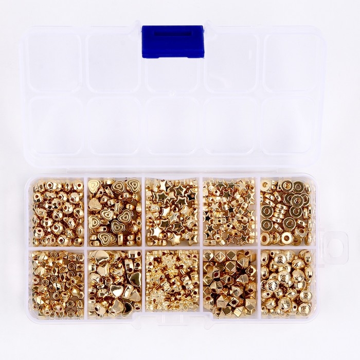 Набор для создания украшений &laquo;Роскошные бусины&raquo;, набор 500 шт., 10 видов бусин