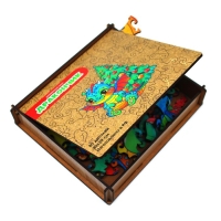 Пазл &laquo;Дракончик&raquo; зелёный