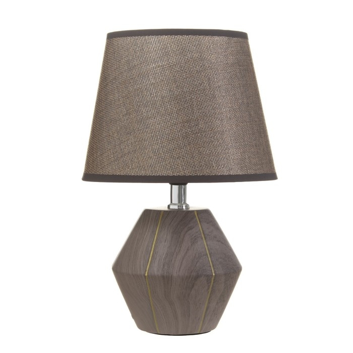 Настольная лампа "Адели" E14 40Вт коричневый 21х21х34 см RISALUX