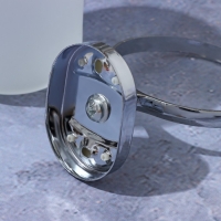 Ёрш для унитаза с подставкой настенный Штольц Stölz «Нео», 12×14×36 см, цвет хромированный Ёрш для унитаза с подставкой настенный Штольц Stölz «Нео», 12×14×36 см, цвет хромированный