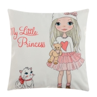 Наволочка декоративная Этель Девичьи истории&raquo;Принцесса&raquo; 40х40 см, велюр