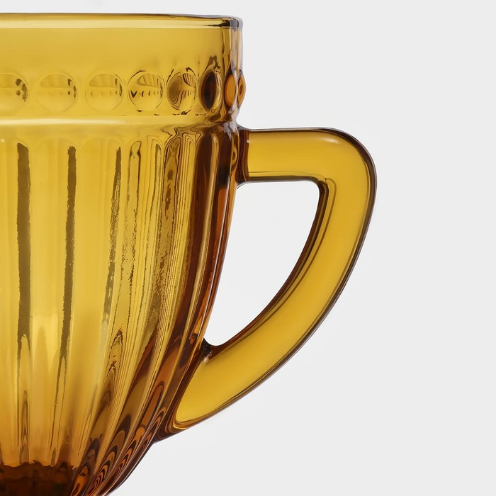 Кувшин для воды стеклянный «Босфор» 1,1 л, цвет жёлтый Кувшин для воды стеклянный «Босфор» 1,1 л, цвет жёлтый