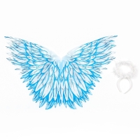 Карнавальный набор «Нежный ангелочек», крылья 64 × 100 см, ободок Карнавальный набор «Нежный ангелочек», крылья 64 × 100 см, ободок