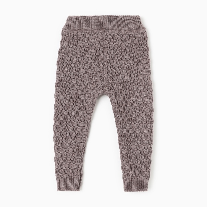 Брюки детские вязаные MINAKU, цвет кофейный, рост 68-74 см Брюки детские вязаные MINAKU, цвет кофейный, рост 68-74 см