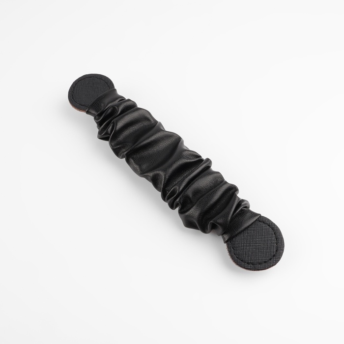 Ручка для сумки, пришивная, 18 &times; 3,5 см, цвет чёрный