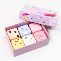 Подарочный набор косметики &laquo;Сияй от счастья!&raquo;, бомбочки для ванны с добавками 6 х 70 г, ЧИСТОЕ СЧАСТЬЕ