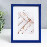 Фоторамка пластик "МИРАМ" 15х20 см, синий (пластиковый экран) Фоторамка пластик "МИРАМ" 15х20 см, синий (пластиковый экран)