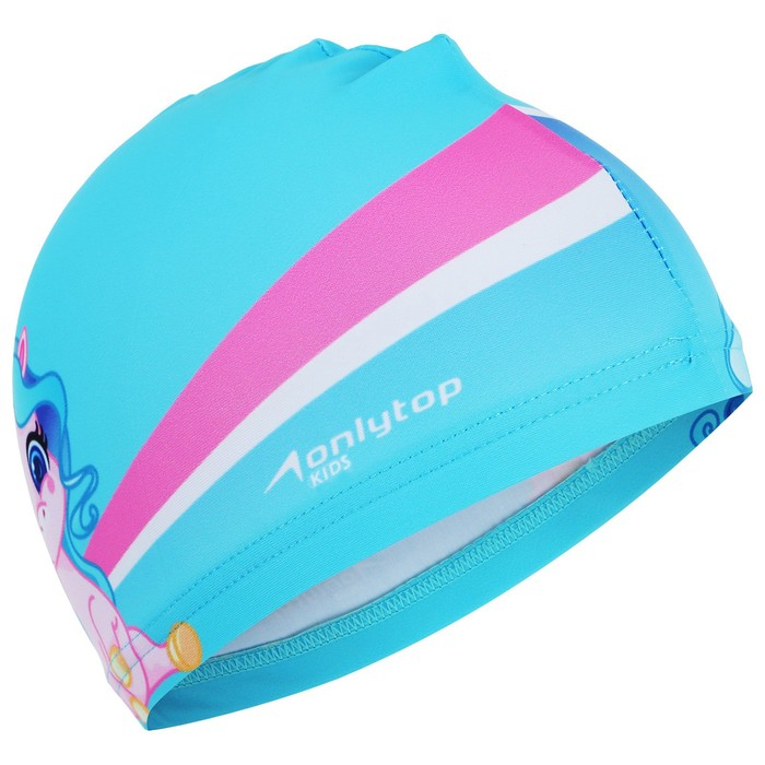 Купальник для девочек + шапочка ONLYTOP, р. 30, рост 116 см, обхват 46-52 см