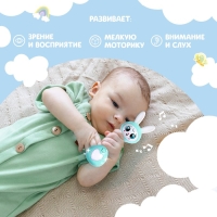 Музыкальная игрушка &laquo;Любимый зайчик&raquo;, звук, свет, цвет голубой