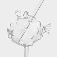 Бокал коктейлей стеклянный Magistro «Фугу», 200 мл, 8×21 см Бокал коктейлей стеклянный Magistro «Фугу», 200 мл, 8×21 см