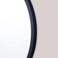 Зеркало "Мун черный", d=60 см, в раме, круглое Зеркало "Мун черный", d=60 см, в раме, круглое
