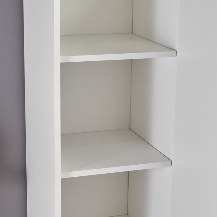 Пенал для ванной комнаты зеркальный, 36 х 36 х 195 см