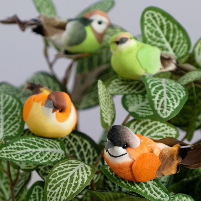 Декор на прищепке Декор на прищепке "Птица", микс, 8 х 3,5 х 3 см