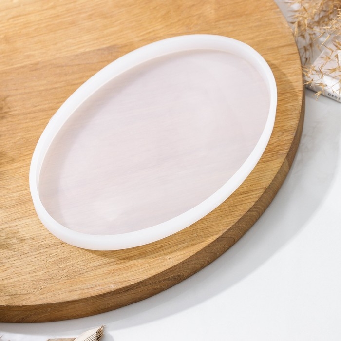 Молд Доляна «Овал», силикон, 19×12,5×1,1 см, прозрачный Молд Доляна «Овал», силикон, 19×12,5×1,1 см, прозрачный