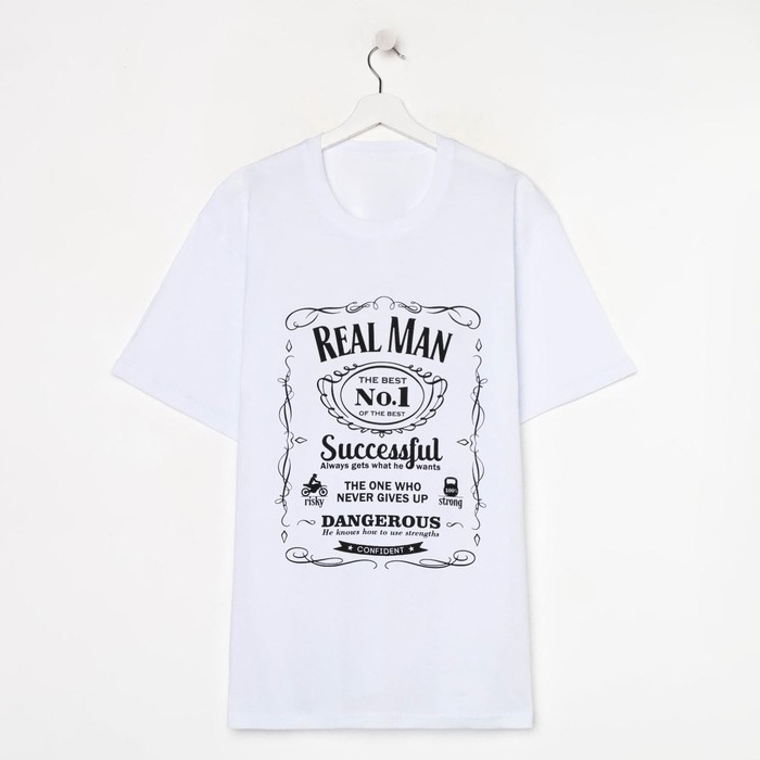 Футболка мужская KAFTAN Real man размер 54