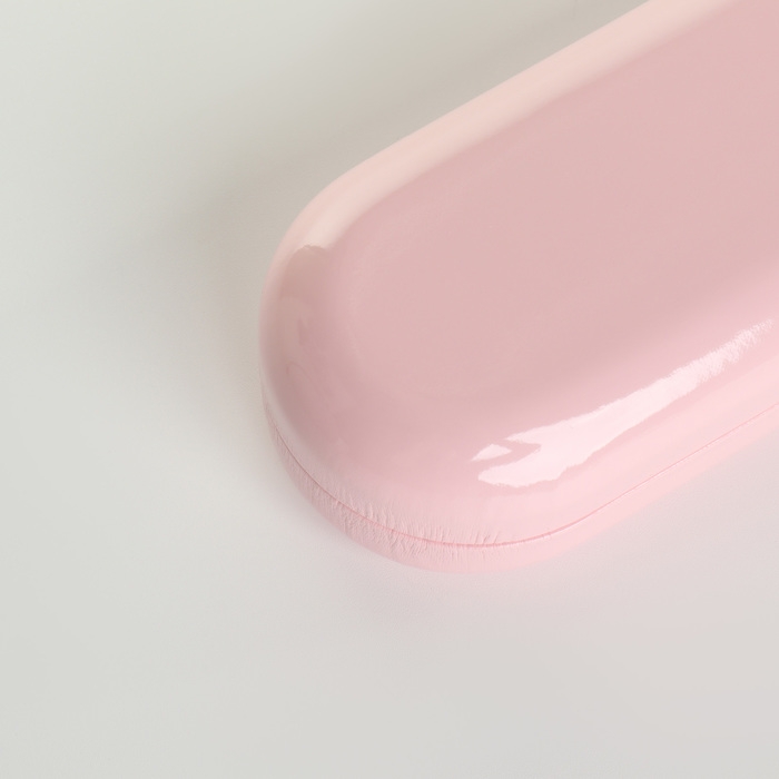 Футляр для очков на хлопушке, длина 16 см, цвет розовый Футляр для очков на хлопушке, длина 16 см, цвет розовый