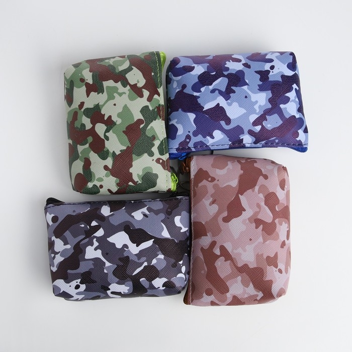 Кошелёк на молнии, цвет МИКС Кошелёк на молнии, цвет МИКС