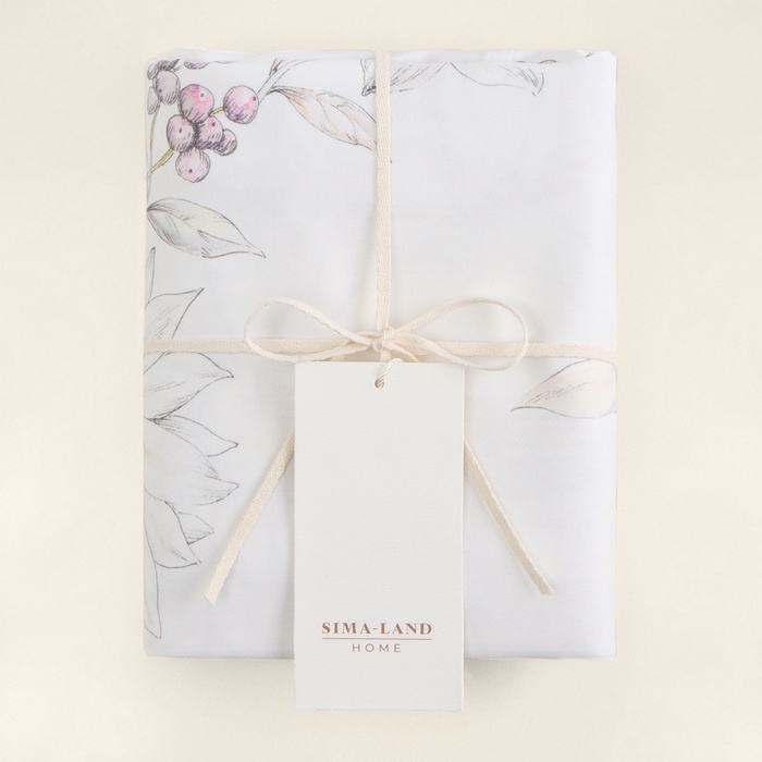 Набор наволочек SL Home Floral cover 70*70+3 см - 2 шт, сатин, 140 гр/м2, 100% хлопок Набор наволочек SL Home Floral cover 70*70+3 см - 2 шт, сатин, 140 гр/м2, 100% хлопок