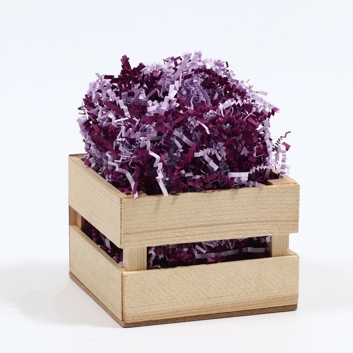 Наполнитель бумажный &laquo;Баклажан&raquo;, фиолетовый и сиреневый, 50 г