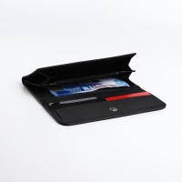 Кошелёк женский на магните, цвет чёрный Кошелёк женский на магните, цвет чёрный