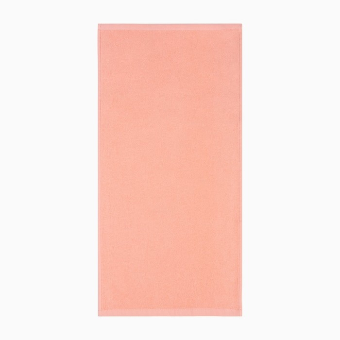 Полотенце  махровое Экономь и Я 70*130 см, цв. персиковый, 100% хлопок, 350 гр/м2