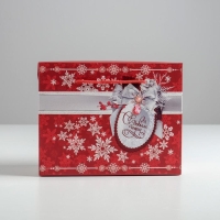 Пакет‒коробка &laquo;С Новым годом!&raquo;, 23 х 18 х 11 см, Новый год