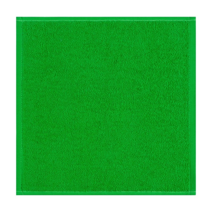 Набор махровых декоративных салфеток Этель, 30х30см-6шт, цвет зелёный, 100% хлопок